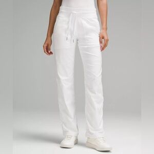 NWOT Lululemon Athletica White Dance Studio pants lined
